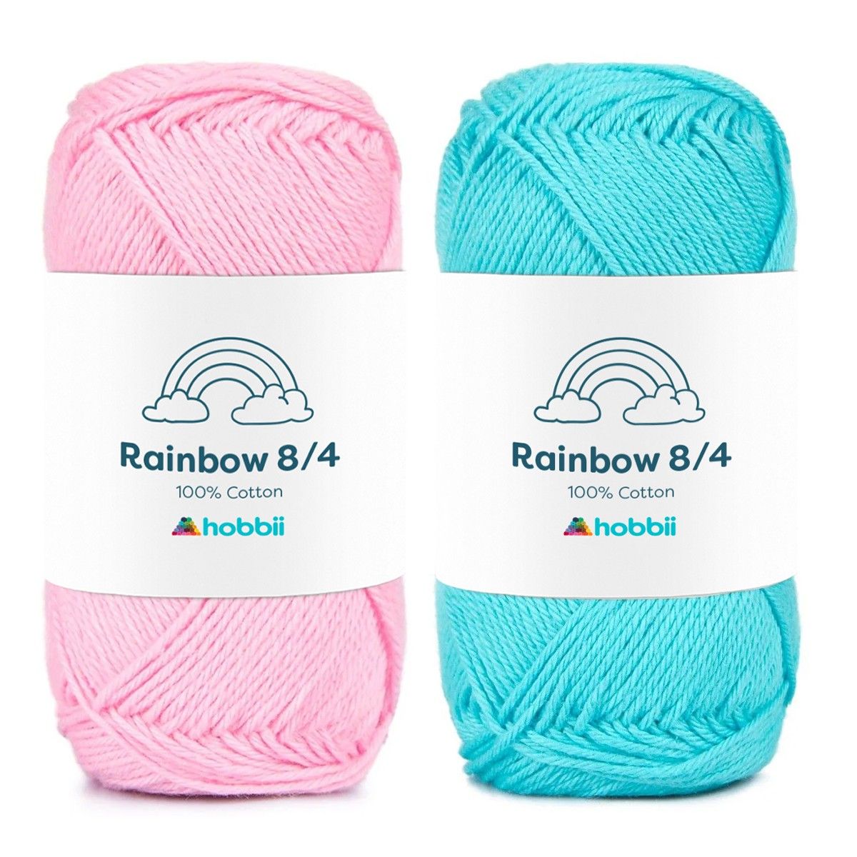 毛糸hobbii Rainbow Cotton 8/4 – Hobbii