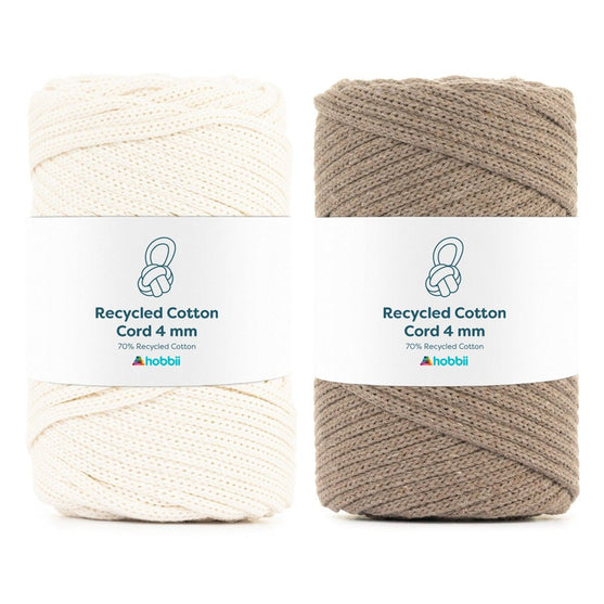 Recycled Cotton Cord (4 mm - 0.15 in) - Hobbii
1
