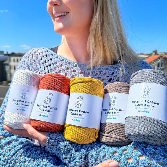 Recycled Cotton Cord (4 mm - 0.15 in) - Hobbii
3