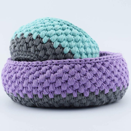 Crochet Ribbon Basket
2