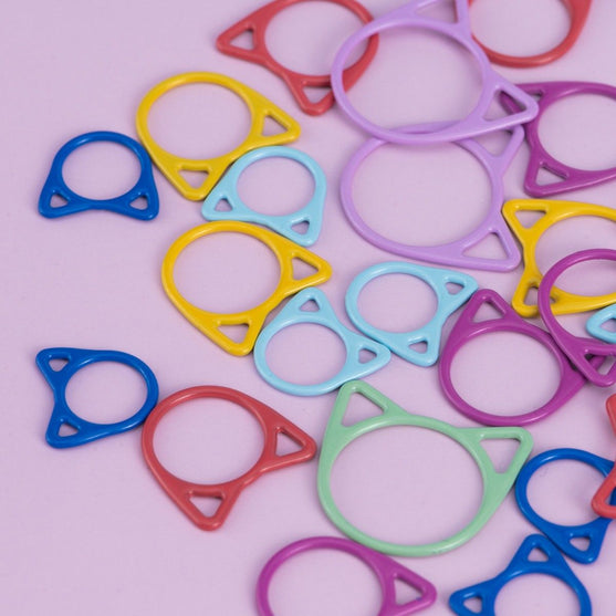 Metal Stitch Markers - Cat - Multi Size - Hobbii
3
