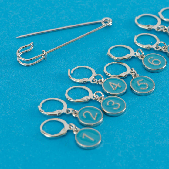 Stitch Markers w/Numbers and a Shawl Needle - Hobbii
6