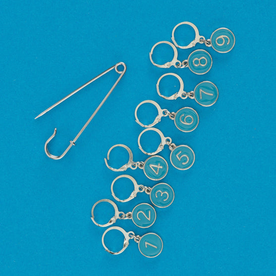 Stitch Markers w/Numbers and a Shawl Needle - Hobbii
2