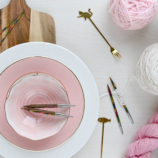 Symfonie Short Interchangeable Circular Needles in Birch - KnitPro
5