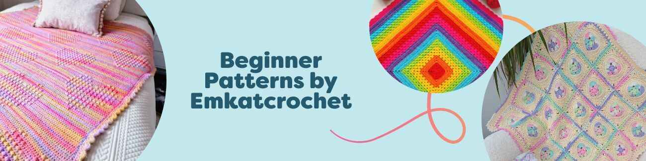 Beginner Crochet Patterns by Emkatcrochet | Hobbii