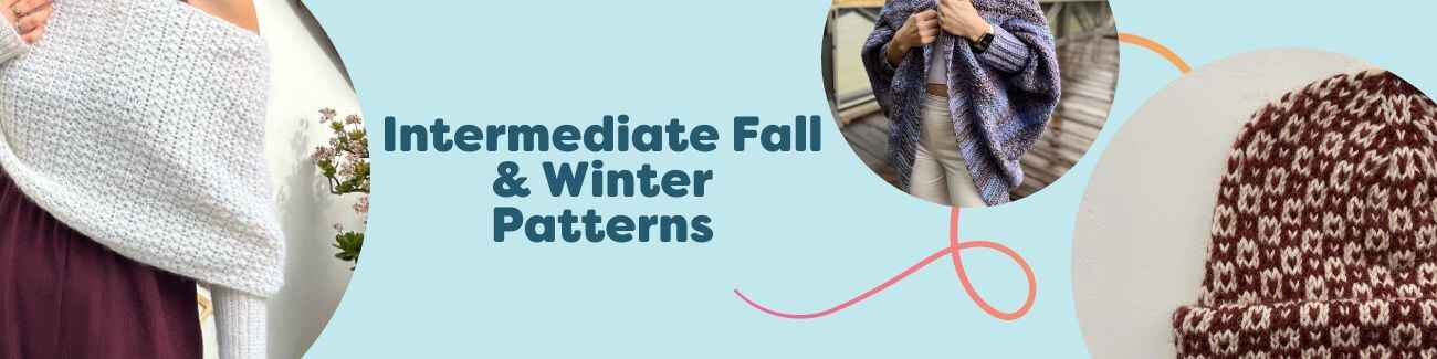 Intermediate Fall & Winter Knit & Crochet Patterns | Hobbii