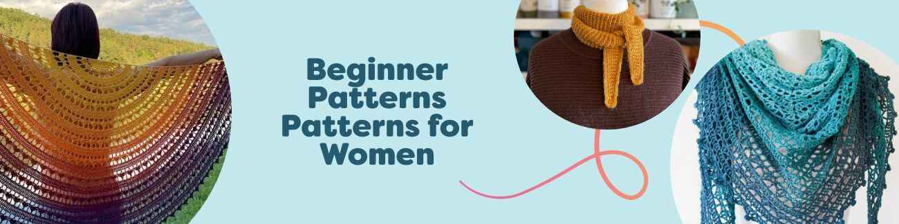 Beginner-friendly women’s crochet and knitting projects—shawls, scarves, hats, and bags—made with Hobbii yarn in soft neutrals.