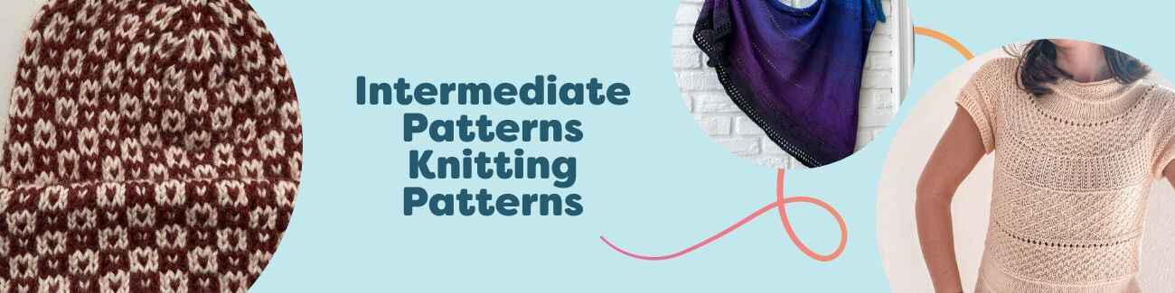 Intermediate Knitting Patterns | Hobbii Patterns & Yarn
