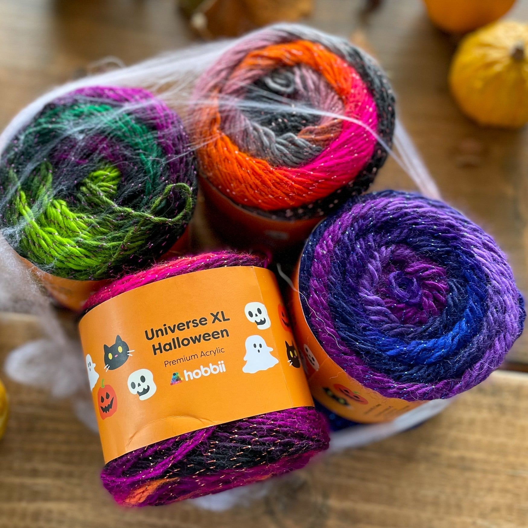 Halloween yarn and accessories