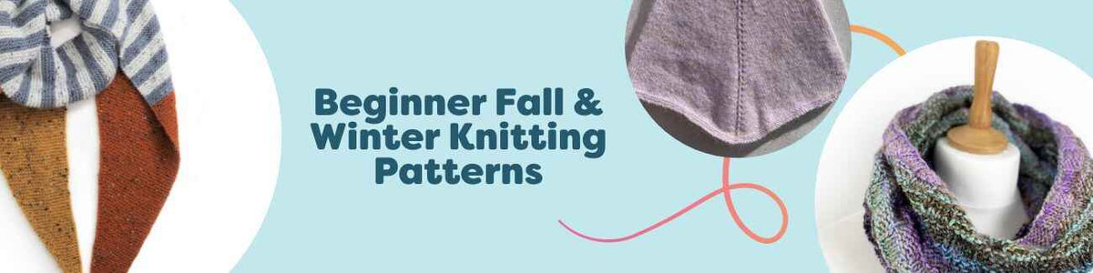 Beginner fall and winter knitting patterns from Hobbii: scarves, hats, snoods, ponchos, and cardigans in cozy yarns and seasonal colors.