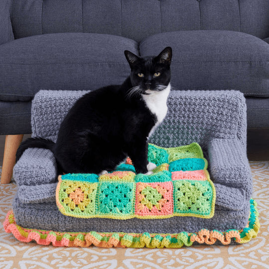Crochet Kitty Couch
