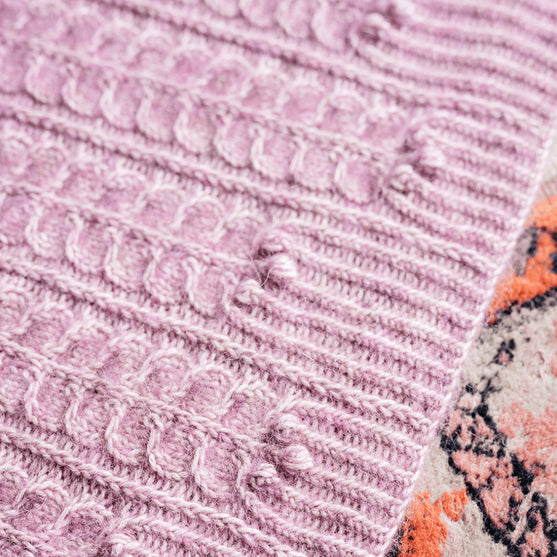 

Muse Shawl - Textured Triangular Wrap
9