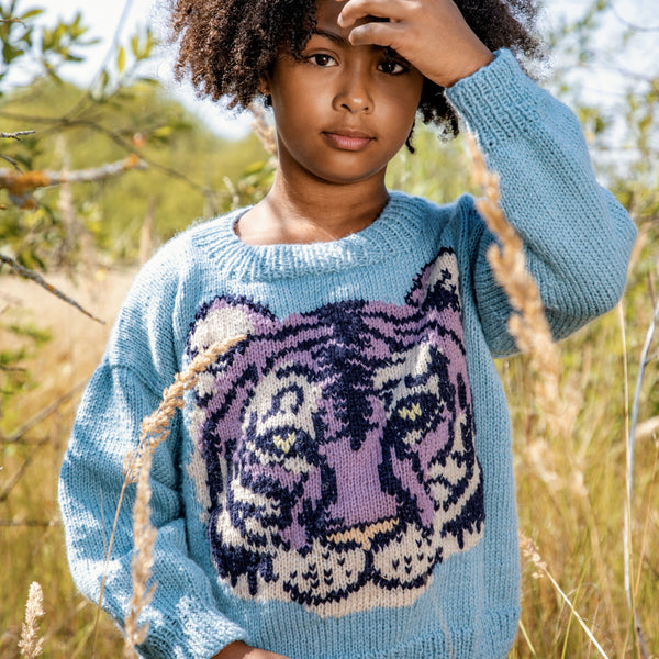 Candy Tiger - Children's Sweater – Hobbii