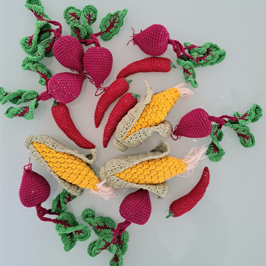 Beets, Corn and Chili Peppers