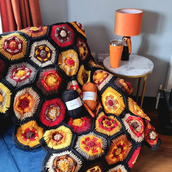 

Hexagon Hugs - Blanket
4