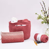 

Crocheted yarn bag with structure 8/8
3