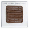

PU Leather Label "Handmade" 5 x 1,5 cm - Go Handmade
1