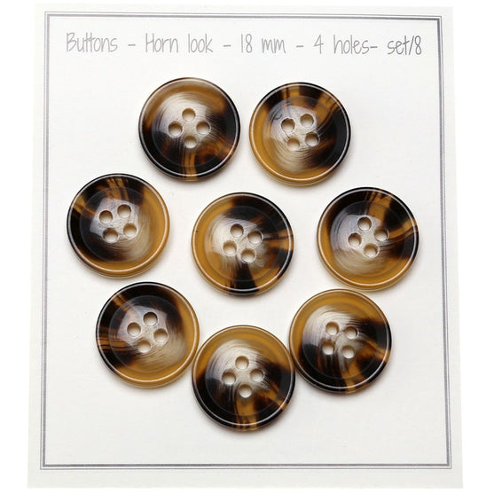 

Horn (Look) Buttons - Go Handmade
1