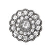 

Bling Buttons - Small Stones - Silver - 4 pcs. - Go Handmade
1