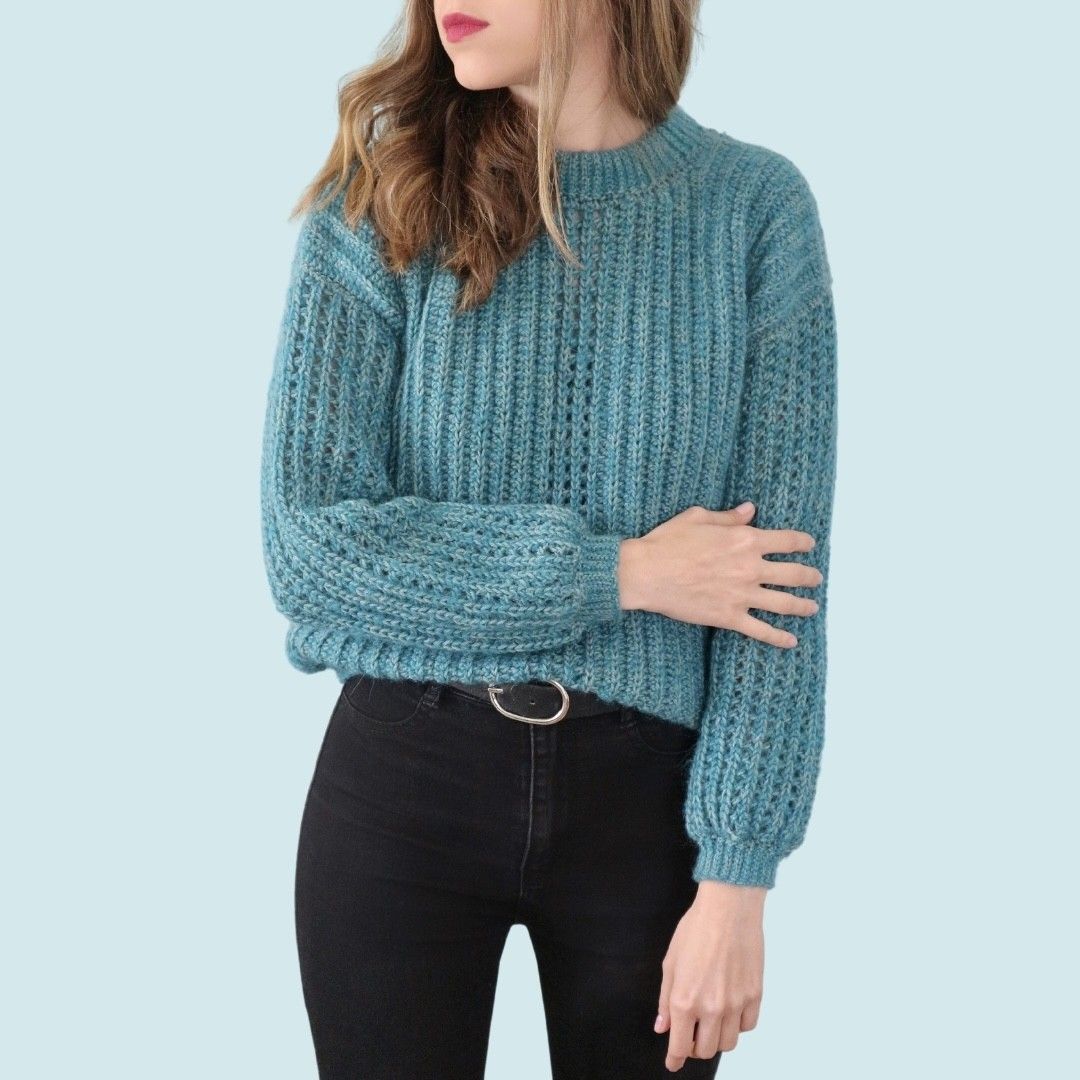 【正規品】bibiy. amelie pepuramu knit Immediate Shipping‼️ Bibiy. AMELIE PEPURAMU KNIT