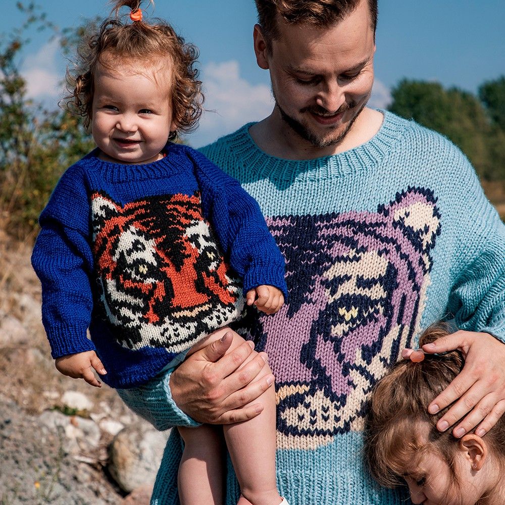 Icon Tiger - Children's Sweater – Hobbii
