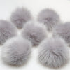 

Pom Pom w/button - Gray - Large - Go Handmade
2
