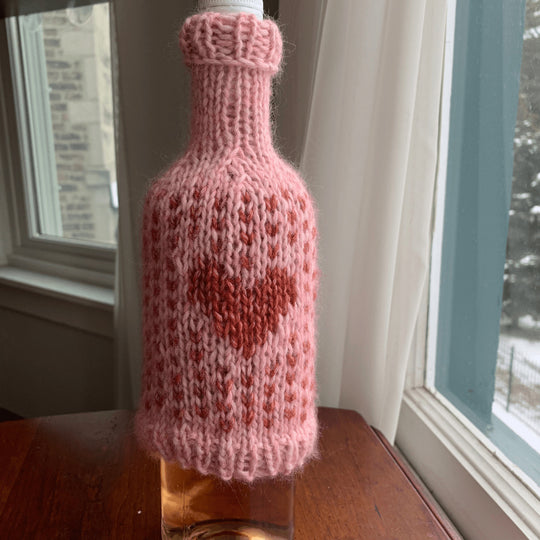 V Day Wine Bottle Sweater