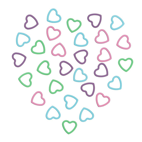 

Metal stitch markers - Hearts - Hobbii
1
