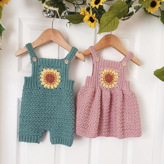 

Sunflower - Overalls and Dress
1