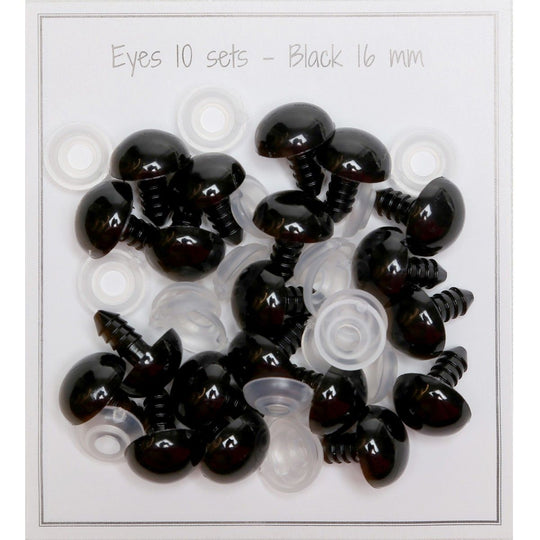 Safety eyes - 16 mm (0.63 in) - Go Handmade