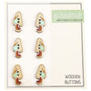 

Wooden Buttons - The Duck Dotti - 6 pcs, 20 mm - Go Handmade
1