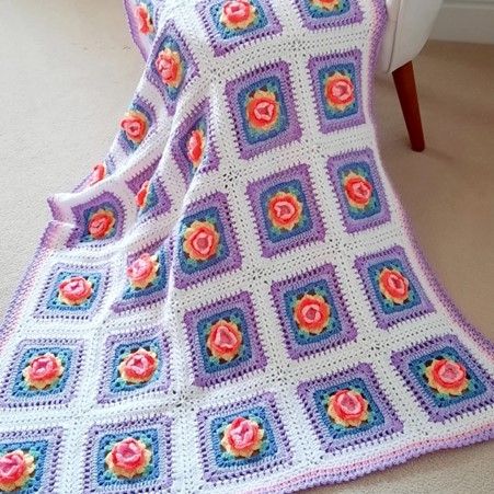 

Rainbow Rose - Blanket
2