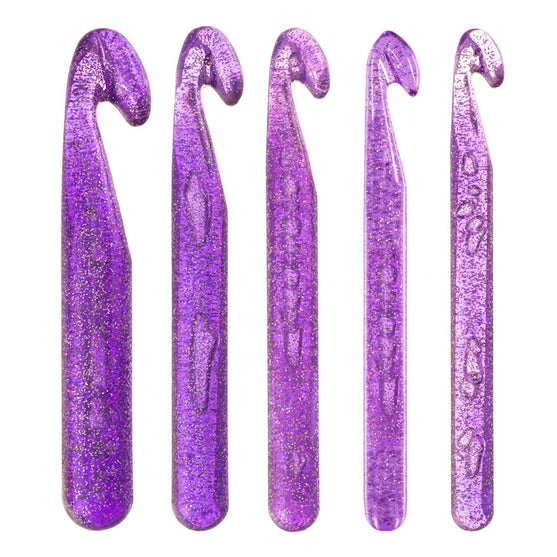 

Glitter Crochet Hook Set - 5 sizes - Hobbii
1