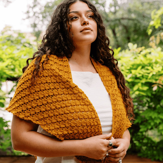 

Grisaille - Triangular Lace Shawl
1