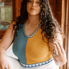 

Bevelled Tank - Sleeveless Intarsia Top
5