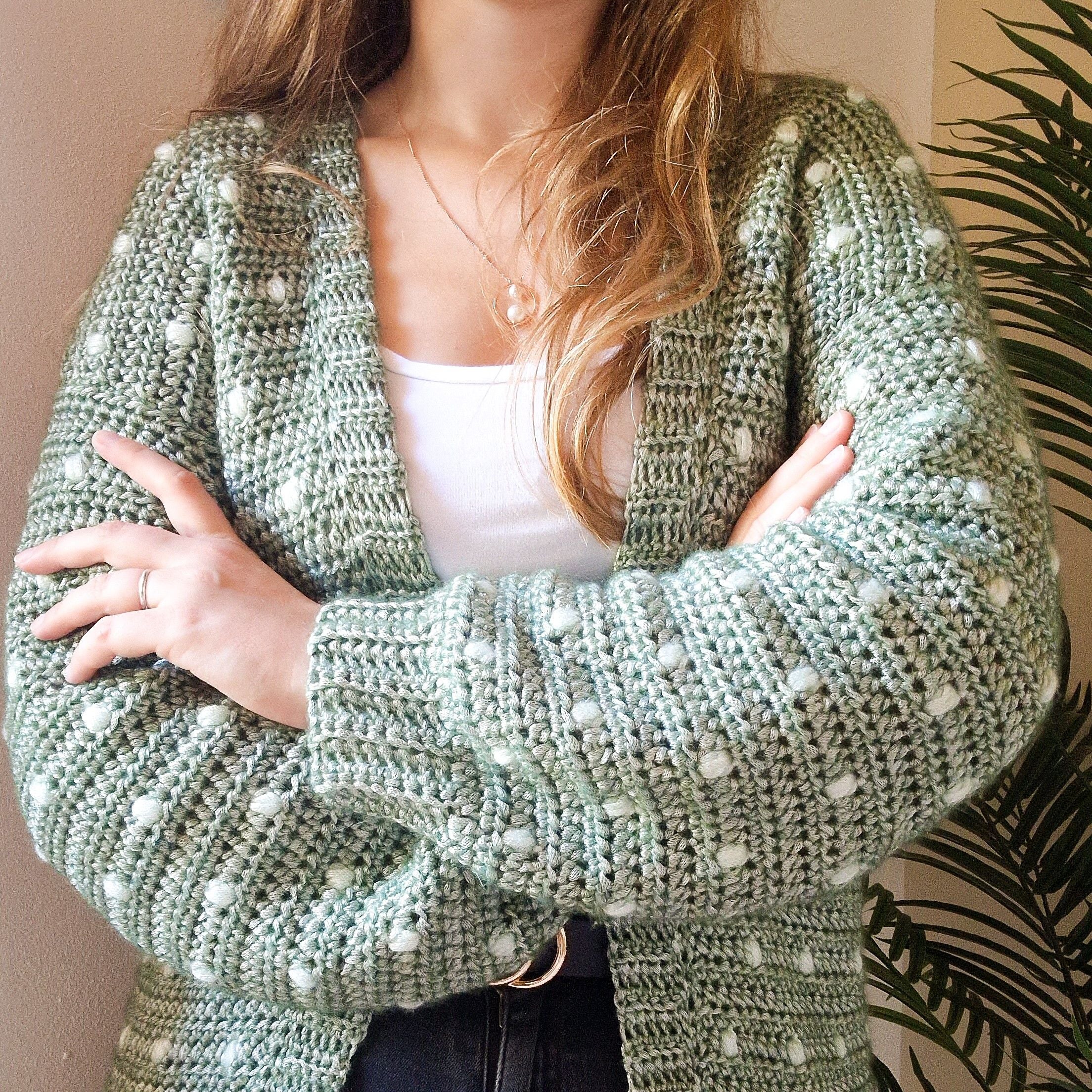 Cotton Candy Dot - Cardigan – Hobbii