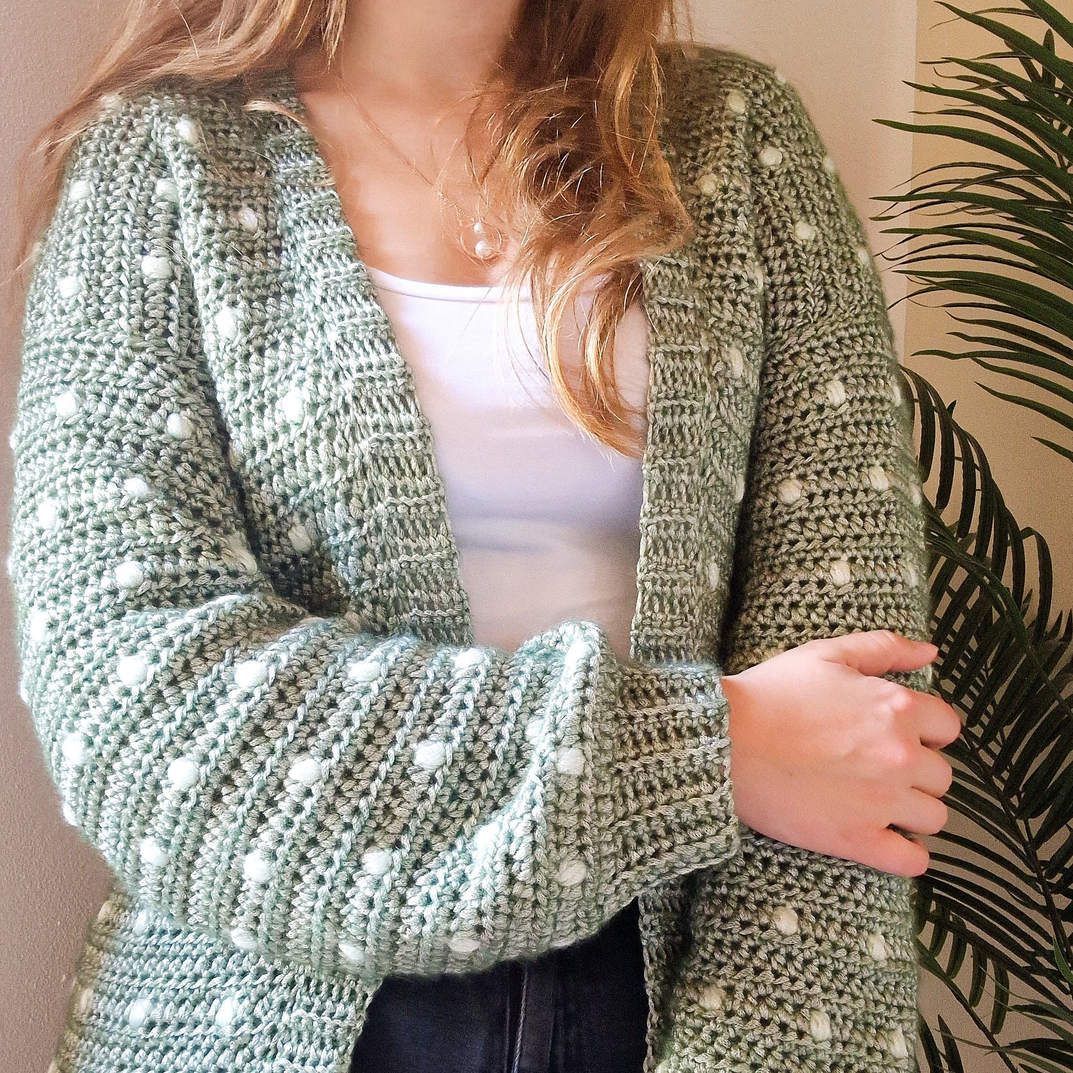 Cotton Candy Dot - Cardigan – Hobbii