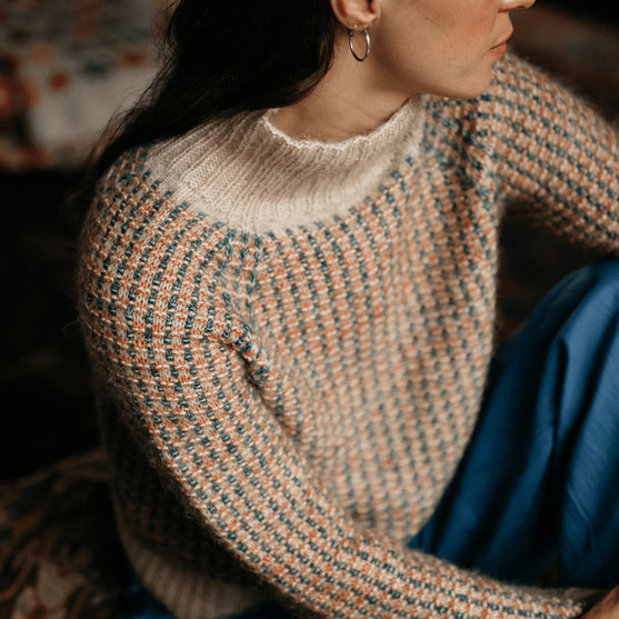 

Vintage Tiles - Textured Pullover
1
