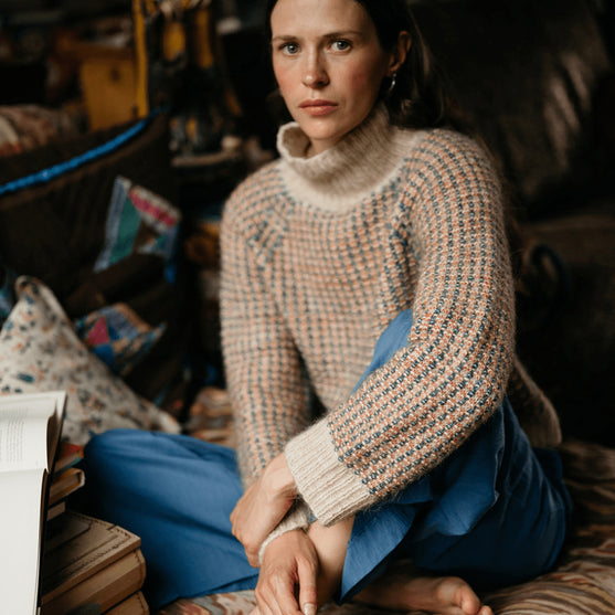 

Vintage Tiles - Textured Pullover
3