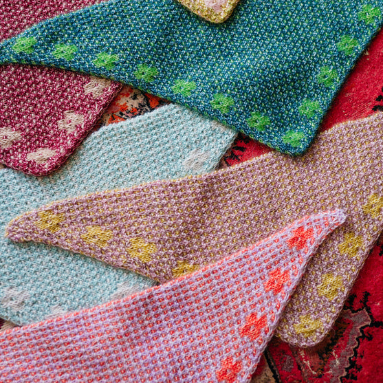 

Pressed Flowers Kerchief - Mosaic Bandana
1