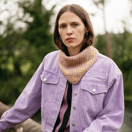 

Pressed Flowers Kerchief - Mosaic Bandana
5