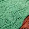 

Hiedra Shawl - Wrap with Leaf Motif
8