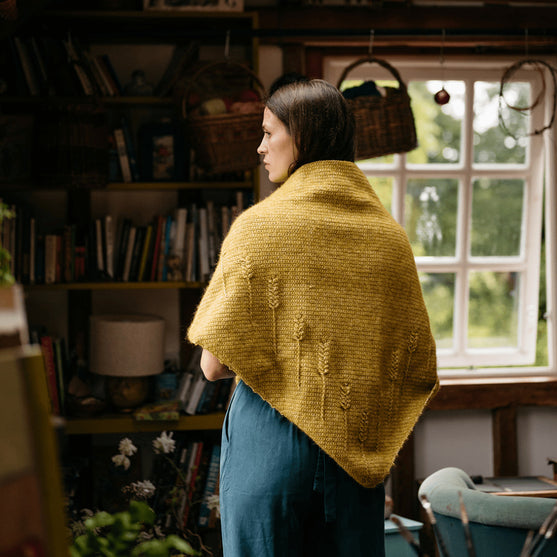 

Heart of Gold - Textured Triangular Wrap
4