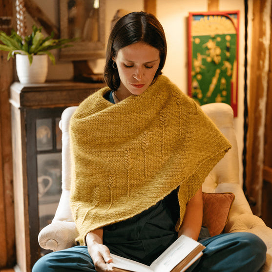 

Heart of Gold - Textured Triangular Wrap
7