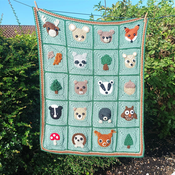 

Woodland - Baby Blanket
1