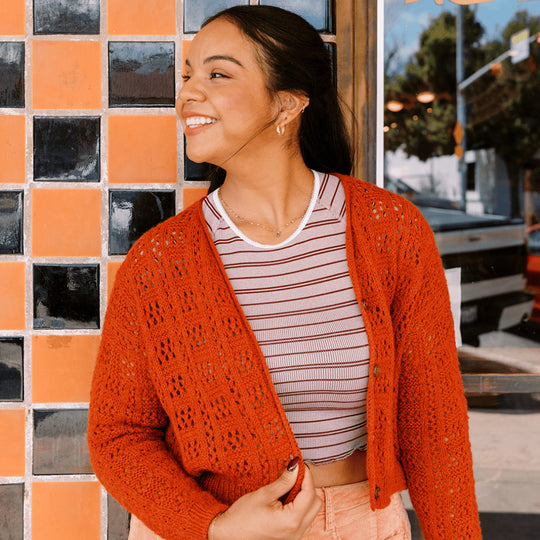 Timanfaya - Lace Cardigan