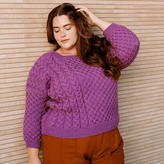 

Cybil - Cabled Pullover
1