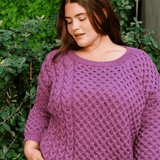 

Cybil - Cabled Pullover
6