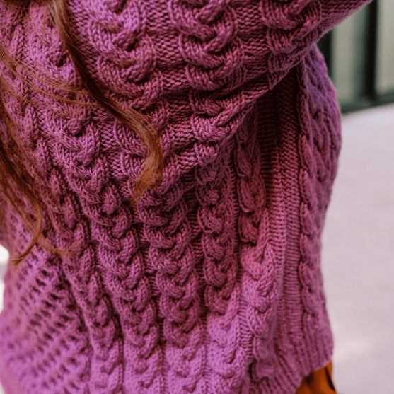

Cybil - Cabled Pullover
8