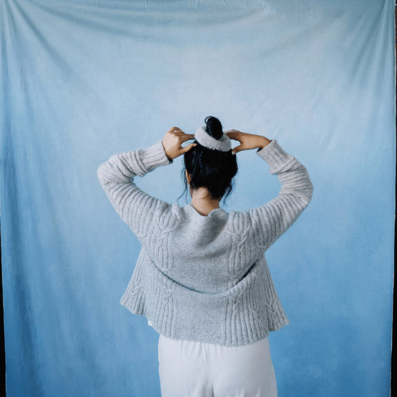 

Cloudbusting - Cabled Cardigan
2